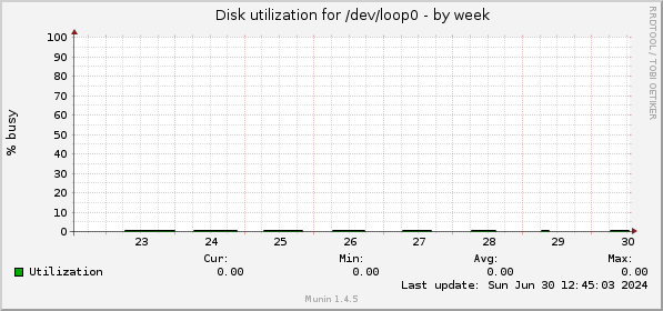 Disk utilization for /dev/loop0