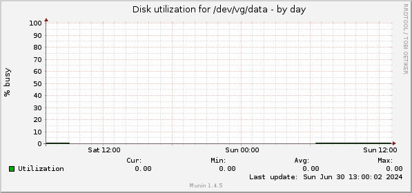 Disk utilization for /dev/vg/data