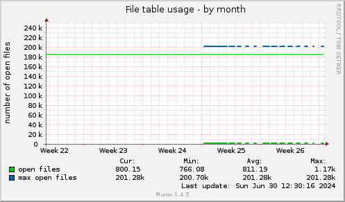 File table usage