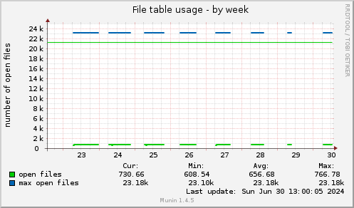 File table usage